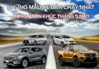 Ford Ranger top #1 mẫu xe bán tải bán chạy nhất trong tháng 5/2021