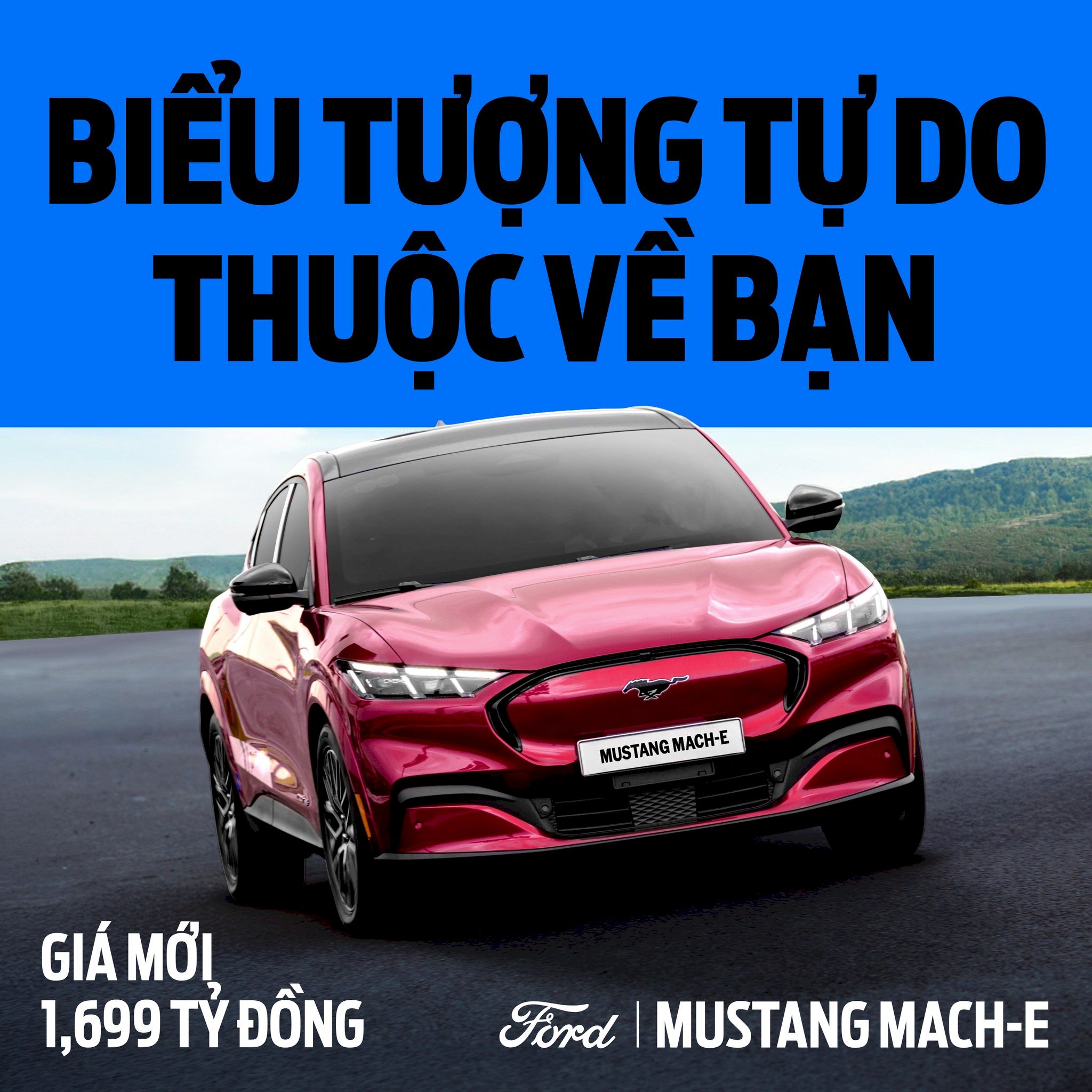 Ford Mustang Mach-E giá mới chỉ từ 1,699 Tỷ
